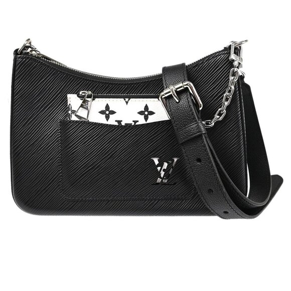 Louis Vuitton Black Epi Marelle Shoulder Bag M80689 XX07615 - Picture 1 of 6
